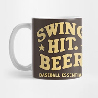 Swing, Hit, Beer Baseball Essentials Mug